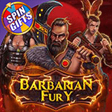 Banner promosi eksklusif pada situs top up game online termurah & terpercaya pilihan gamer Barbarian Fury